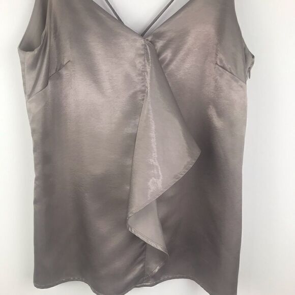 Banana Republic Heritage Collection Silvery Gray Tank Blouse - Picture 3 of 10